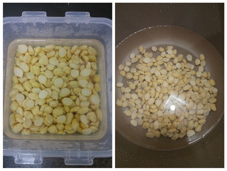 咸香鹰嘴豆黄步骤1-2