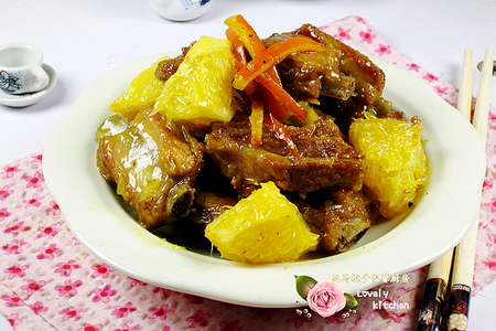 橙香<a href=/shicai/rouqin/PaiGu/index.html target=_blank><u>排骨</u></a>步骤