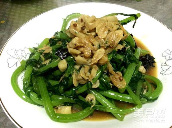 虾米<a href=/shicai/shucai/TongHao/index.html target=_blank><u>茼蒿</u></a>的做法