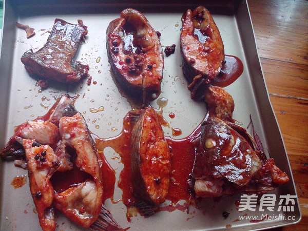 香辣烤鱼块的做法