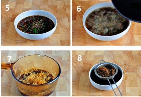 爽口蘸汁<a href=/shicai/mimian/LvDou/index.html target=_blank><u>绿豆</u></a>面步骤5-8