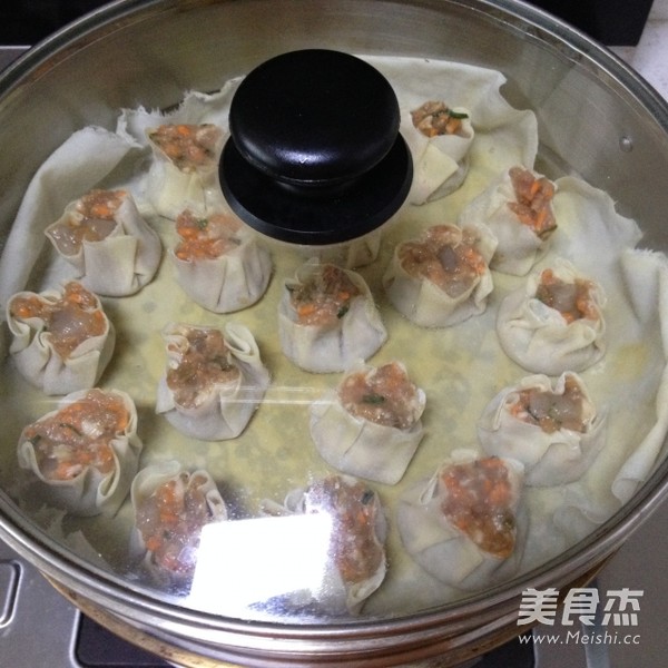 虾仁烧卖的做法