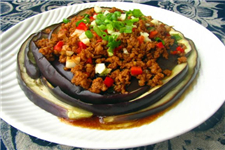 肉末<a href=/shicai/shucai/QieZi/index.html target=_blank><u>茄子</u></a>的家常做法