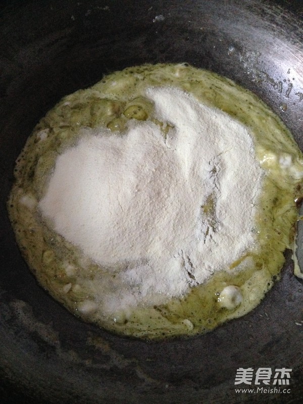 抹茶<a href=/shicai/guopin/HuaSheng/index.html target=_blank><u>花生</u></a>牛轧糖的做法