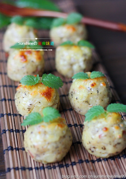 <a href=/shicai/mimian/ZhiShi/index.html target=_blank><u>芝士</u></a>焗薯球