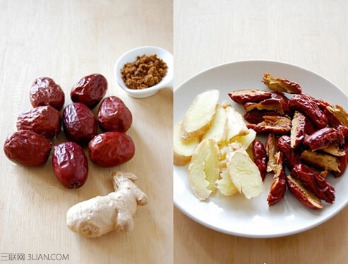 痰湿体质的人喝点姜<a href=/shicai/guopin/Zao/index.html target=_blank><u>枣</u></a>茶