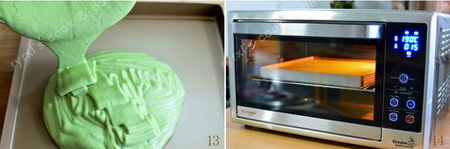 抹茶<a href=/shicai/mimian/HongDou/index.html target=_blank><u>红豆</u></a>蛋糕卷步骤13-14