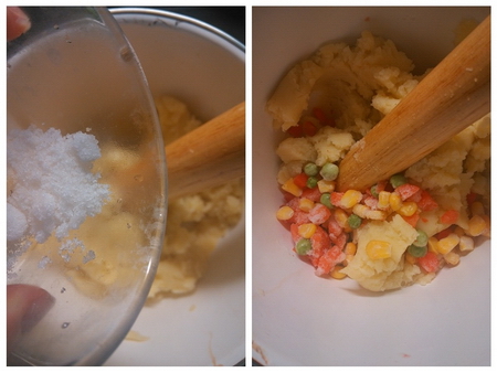 焗烤<a href=/shicai/shucai/TuDou/index.html target=_blank><u>土豆</u></a>泥步骤5-6