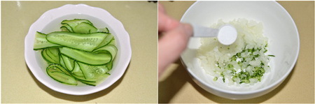 <a href=/shicai/shuichanpin/JinQiangYu/index.html target=_blank><u>金枪鱼</u></a><a href=/shicai/shucai/HuangGua/index.html target=_blank><u>黄瓜</u></a>三明治步骤3-4