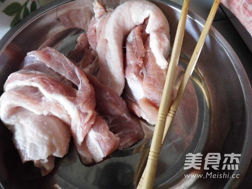 龙须菜炒肉片的做法