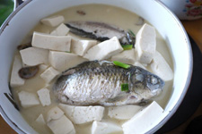 鲫<a href=/shicai/shuichanpin/YuDoufu/index.html target=_blank><u>鱼<a href=/shicai/mimian/DouFu/index.html target=_blank><u>豆腐</u></a></u></a>汤的做法