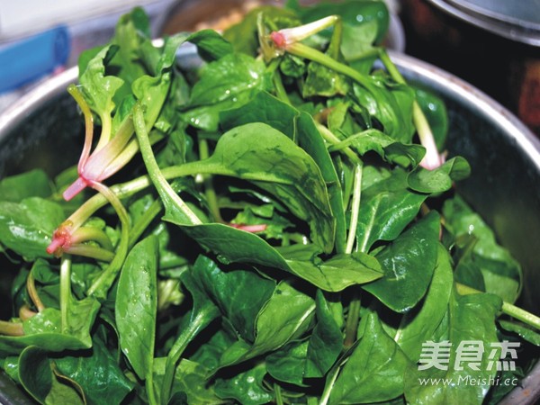 <a href=/shicai/guopin/HuaSheng/index.html target=_blank><u>花生</u></a>酱拌<a href=/shicai/shucai/BoCai/index.html target=_blank><u>菠菜</u></a>的做法