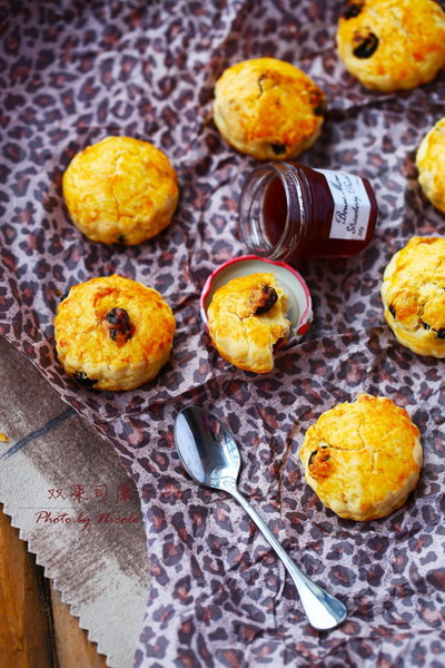 双果司康的做法