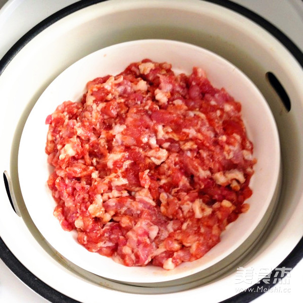 健康蒸肉饼的做法