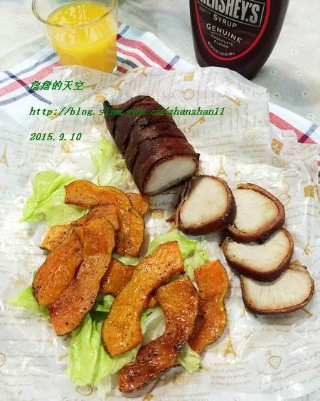 烤<a href=/shicai/rouqin/PeiGen/index.html target=_blank><u>培根</u></a>通脊卷