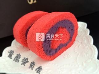 爱心蛋糕卷