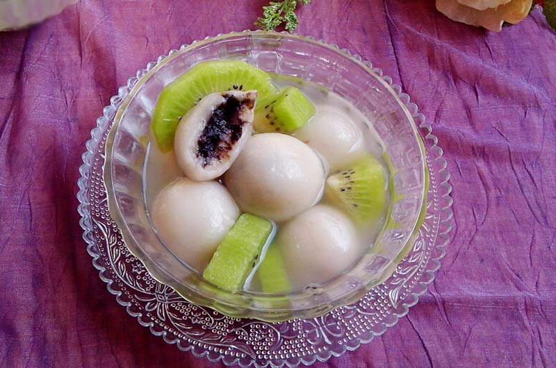 水果汤圆的做法1