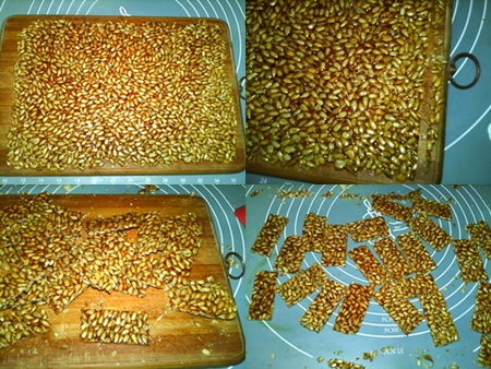 瓜子薄片糖步骤3