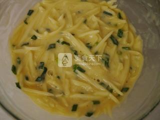 蛋香<a href=/shicai/shucai/TuDou/index.html target=_blank><u>土豆</u></a>饼