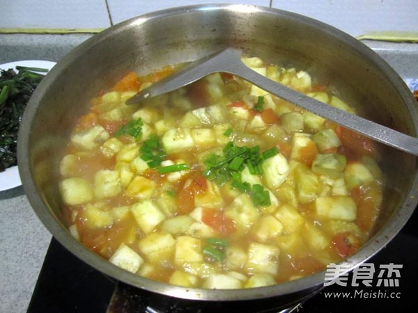 #素食也美味#<a href=/shicai/shucai/XiHongShi/index.html target=_blank><u>西红柿</u></a>烧<a href=/shicai/shucai/QieZi/index.html target=_blank><u>茄子</u></a>的做法