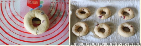 全麦<a href=/shicai/guopin/ManYueMei/index.html target=_blank><u>蔓越莓</u></a>贝果步骤11-12