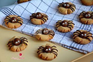 万圣节蜘蛛酥饼