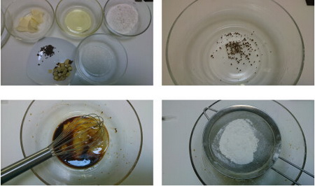 咖啡薄脆步骤1-3