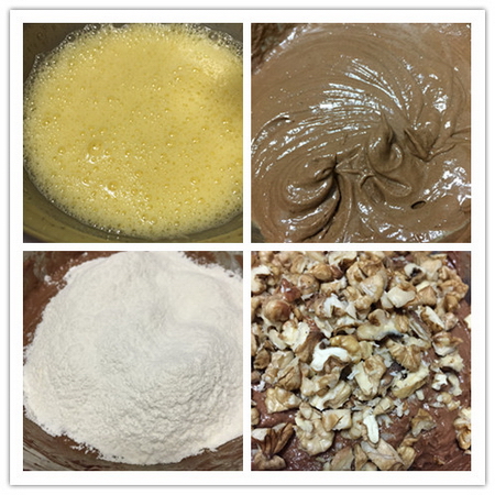 (1)布朗尼蛋糕步骤