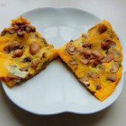 双蛋煎口蘑的做法