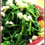 酒香豌豆尖的做法