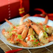 花开富贵虾的做法