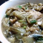 香草肉片烩白茄