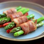 培根芦笋卷的做法