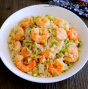 虾仁炒饭的做饭