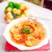 番茄白贝汤的做法