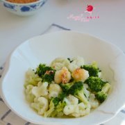 凉拌双花的做法