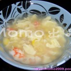 虾仁玉米蛋花汤
