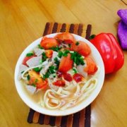番茄瘦肉面的做法