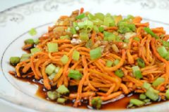 葱油虫草花的家常做法