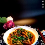 韭菜炒鳝丝的做法