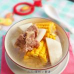 椰香粟米骨头汤的做法