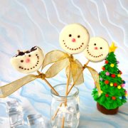 #圣诞节#奥利奥雪人棒棒饼干的做法