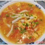 金针菇番茄蛋汤的做法