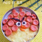 愤怒的小鸟米饭批萨的做法