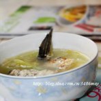 鱼骨白菜汤的做法