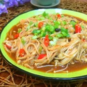 素炒金针菇的做法