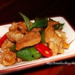 肘花小炒的做法