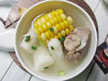 山药玉米龙骨汤的做法